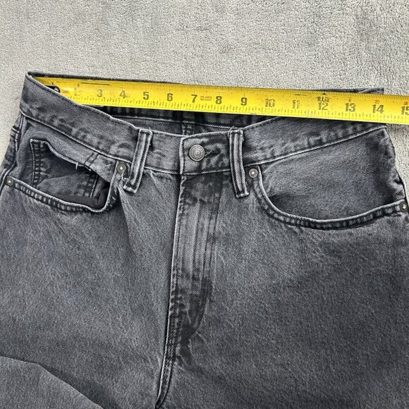 Gap Jeans Mens 28x28” Faded Black Baggy Fit Denim Y2K Skater Grunge Pants - Picture 5 of 14